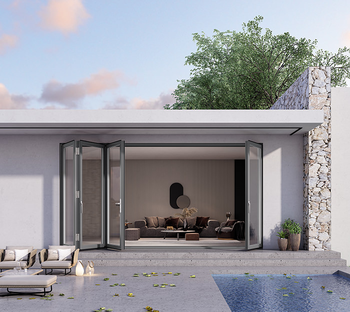 佛山鈺煌門(mén)窗有限公司_折疊門(mén)系列_Z92非斷橋超重型折疊門(mén)